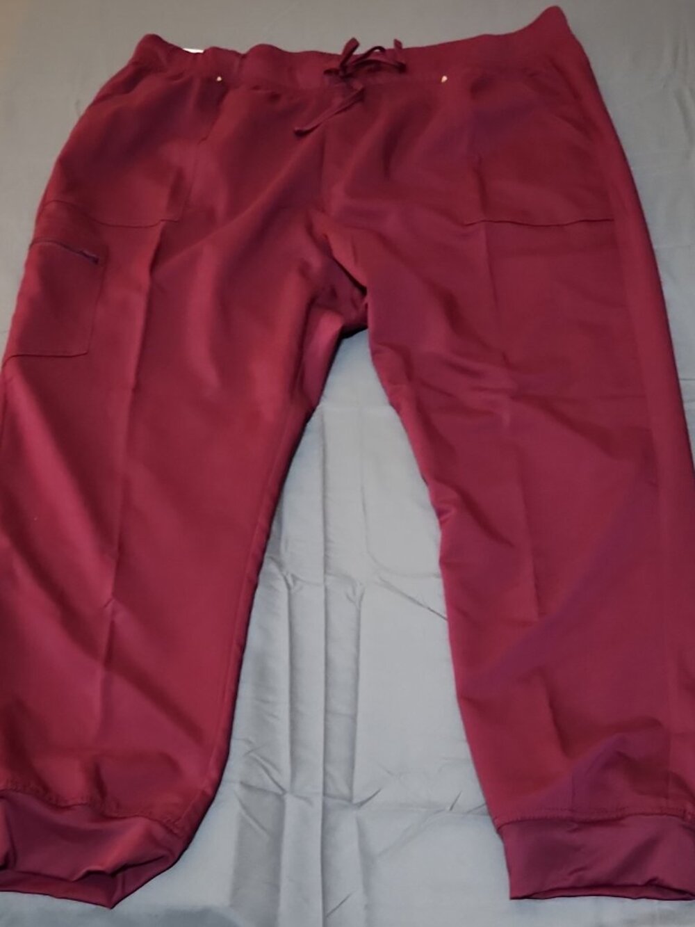 Scrubstar NWT Women’s 3XL Jogger Scrub Pants Wine Medical Uniform